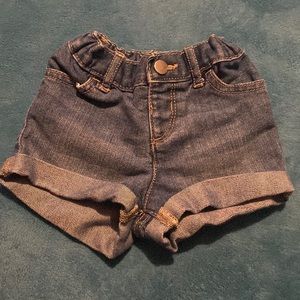 Blue Jean Shorts size 12-18months.